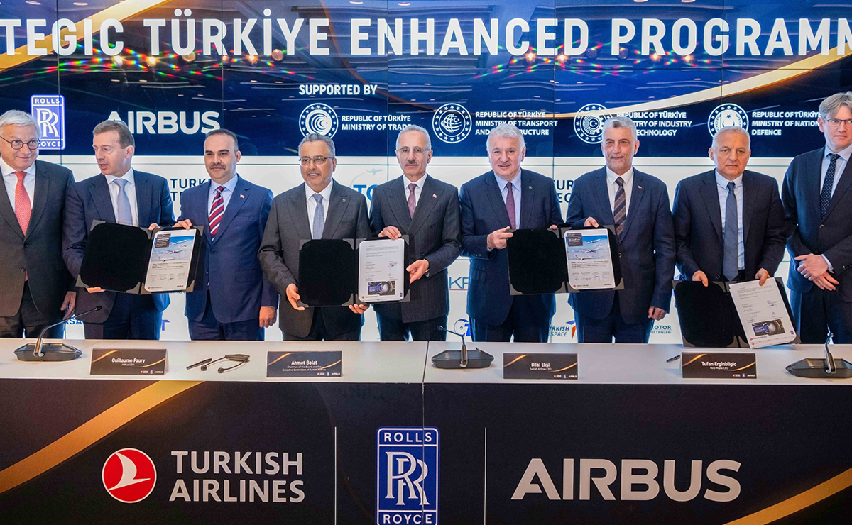 Turkish, Airbus y Rolls-Royce firman asociación