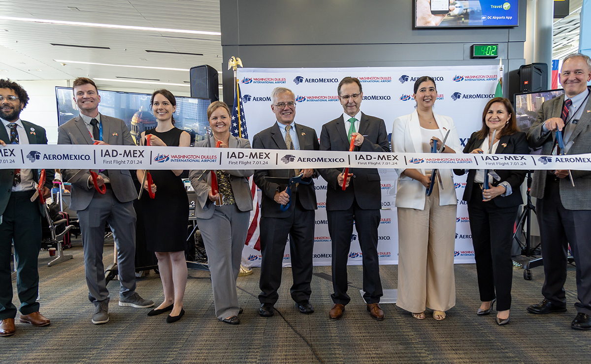 Aeroméxico inaugura vuelo entre CDMX y Washington